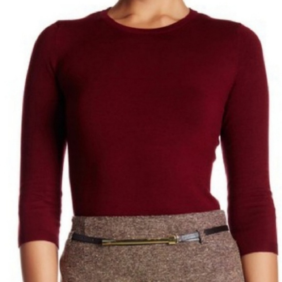 Sweaters - Philosophy | burgundy sweater